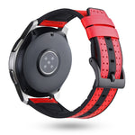 22 mm per Huawei Watch GT2e / GT2 46 mm in pelle di silicone + cinturino in fibra di carbonio