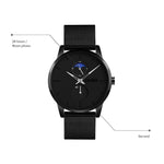 Skmei 9208 Orologio al quarzo con fasi lunari Orologio sportivo da uomo casual semplice da lavoro