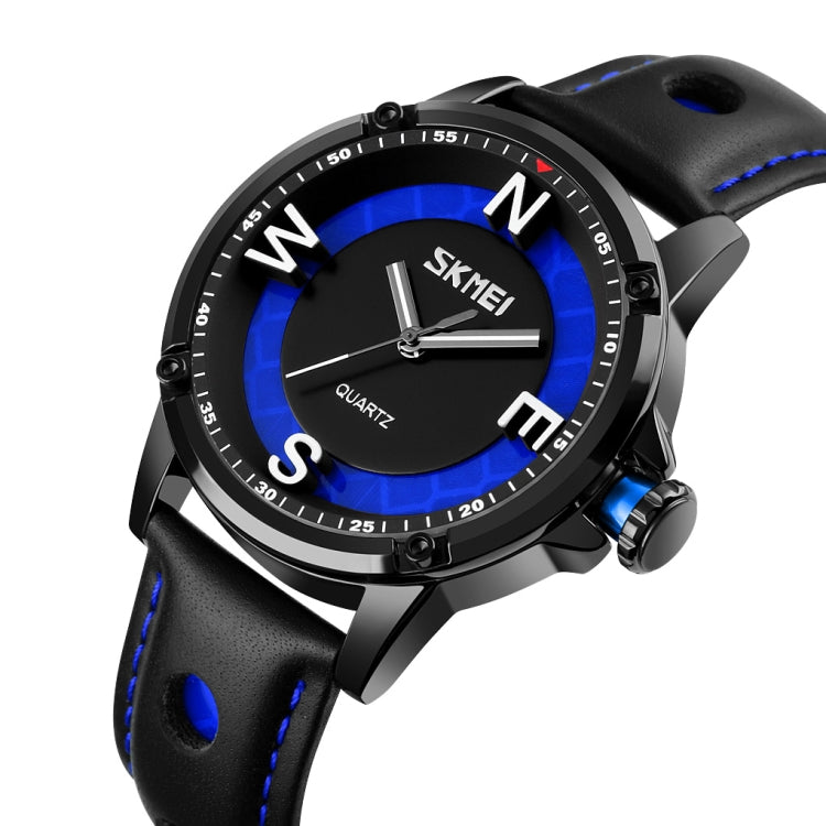 SKMEI 9211 Fashion Sports Quadrante stereo Puntatore luminoso Orologio creativo Business Trend Orologio al quarzo da uomo