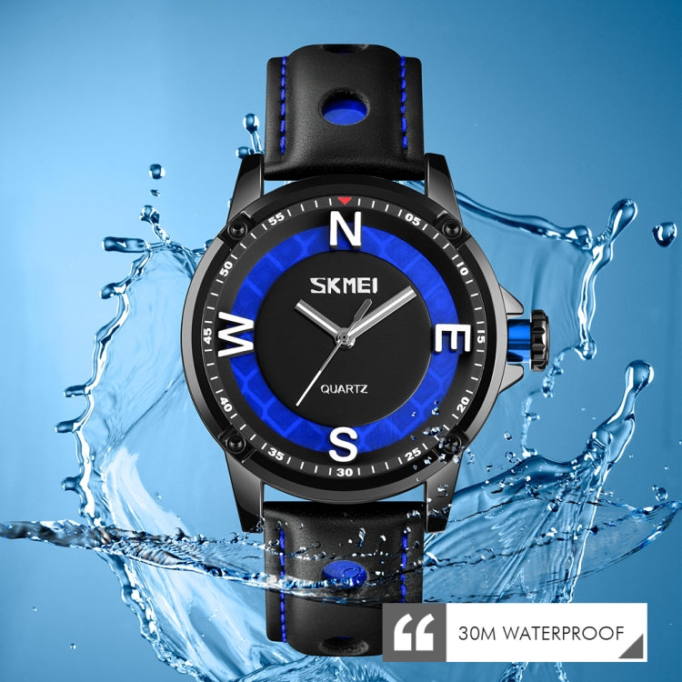 SKMEI 9211 Fashion Sports Quadrante stereo Puntatore luminoso Orologio creativo Business Trend Orologio al quarzo da uomo