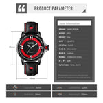 SKMEI 9211 Fashion Sports Quadrante stereo Puntatore luminoso Orologio creativo Business Trend Orologio al quarzo da uomo