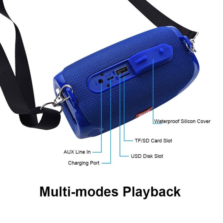 T&G TG532 Altoparlante Bluetooth senza fili da 10 W Altoparlante portatile a colonna per esterni portatile impermeabile con radio FM