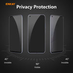 ENKAY Hat-Prince 0.26mm 9H 6D Privacy Pellicola anti-spia in vetro temperato a schermo intero, For Huawei Honor 30, For Huawei NOVA 7, For Xiaomi Redmi Note 8 Pro, For Redmi Note 9S / Note 9 Pro, For Samsung Galaxy A71, For Samsung Galaxy A51          ...