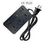 Multipresa universale 3 fori 3000W con 6 USB intelligenti
