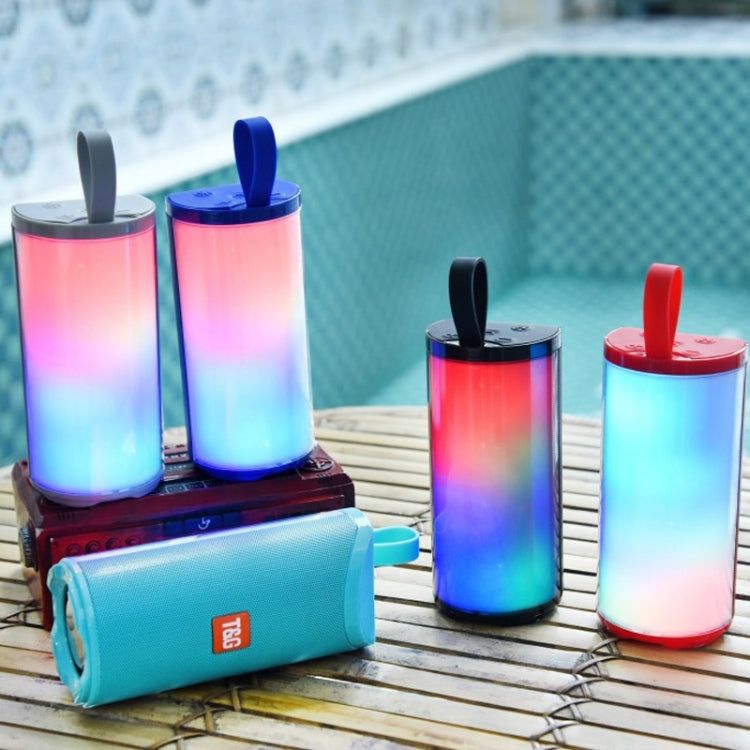 TG TG169 LED Altoparlante portatile Bluetooth Subwoofer esterno impermeabile 3D Stereo Mini altoparlante wireless Supporto AUX FM TF card