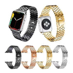Per Apple Watch Series 5 & 4 40mm / 3 & 2 & 1 38mm Cinturino in acciaio inossidabile a nido d'ape, For Apple Watch Series 5 & 4 40mm