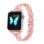 Apple Watch Series 5 e 4 44 mm / 3 e 2 e 1 cinturino in acciaio inossidabile con diamanti da 42 mm, For Apple Watch Series 5 & 4 44mm