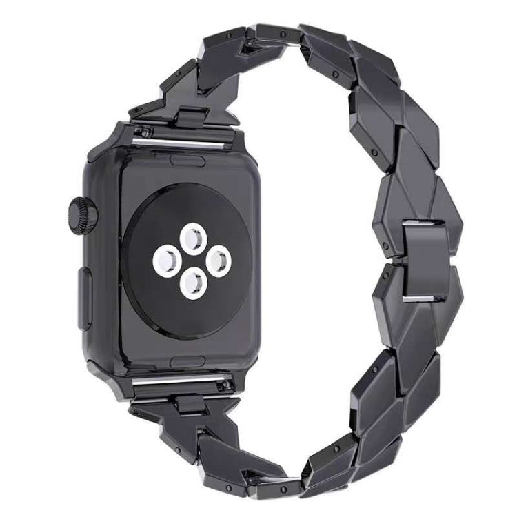 Apple Watch Serie 5 e 4 40 mm / 3 e 2 e 1 cinturino in acciaio inossidabile con diamanti da 38 mm, For Apple Watch Series 5 & 4 40mm