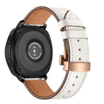 22mm Per Huawei Watch GT2e / GT2 46mm Cinturino con fibbia a farfalla in pelle Fibbia in oro rosa