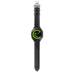 22mm Per Huawei Watch GT2e / GT2 46mm Cinturino con fibbia a farfalla in pelle Fibbia argento