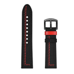 Cinturino in pelle a zigzag da 22 mm per Huawei Watch GT2e / GT2 46 mm