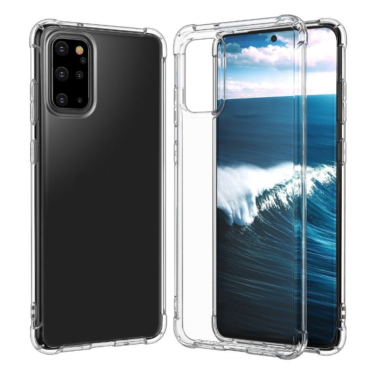 Per Samsung Galaxy M80S / A91 / S10 Lite1 Custodia per telefono in TPU trasparente ultra sottile anti-caduta a quattro angoli