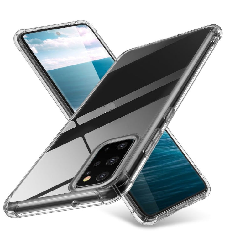 Per Samsung Galaxy A71 4G Custodia per telefono in TPU trasparente ultra sottile anti-caduta a quattro angoli