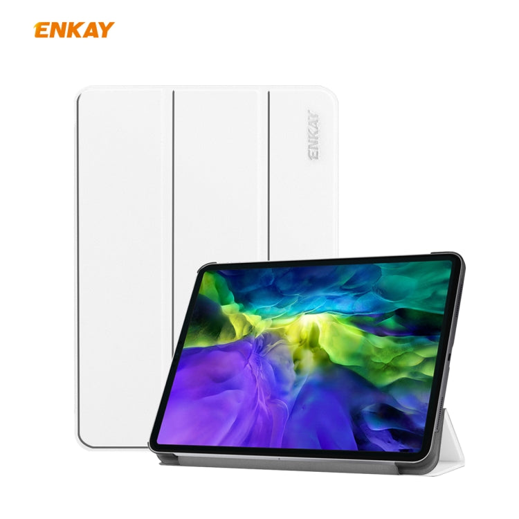 ENKAY ENK-8001 Custodia Smart in pelle a ribalta orizzontale con motivo denim con supporto per iPad Pro 11 (2020), For iPad Pro 11 (2020)