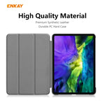 ENKAY ENK-8001 Custodia Smart in pelle a ribalta orizzontale con motivo denim con supporto per iPad Pro 11 (2020), For iPad Pro 11 (2020)