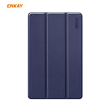 ENKAY ENK-8002 per Samsung Galaxy Tab S6 Lite P610 / P615 custodia in pelle PU + plastica con supporto a tre pieghe, For Samsung Galaxy Tab S6 Lite P610, For Samsung Galaxy Tab S6 Lite P610 / P615 / Tab S6 Lite 2022 / P613 / P619