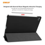 ENKAY ENK-8002 per Samsung Galaxy Tab S6 Lite P610 / P615 custodia in pelle PU + plastica con supporto a tre pieghe, For Samsung Galaxy Tab S6 Lite P610, For Samsung Galaxy Tab S6 Lite P610 / P615 / Tab S6 Lite 2022 / P613 / P619