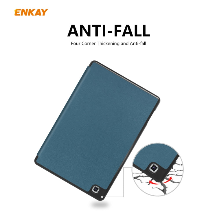 Per Samsung Galaxy Tab S6 Lite P610 / P615 ENKAY ENK-8003 Custodia in pelle PU + TPU Smart con slot per penna, For Galaxy Tab S6 Lite, For Samsung Galaxy Tab S6 Lite