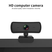 C3 400W Pixel Risoluzione 2K Messa a fuoco automatica Webcam HD 1080P Rotazione a 360° per trasmissione in diretta Videoconferenze WebCamera di lavoro con microfono USB senza driver, C3