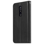 Knead Skin Texture Custodia orizzontale in pelle Flip per OnePlus 6, con cornice per foto e supporto, fessure per carte e portafoglio, For OnePlus 6