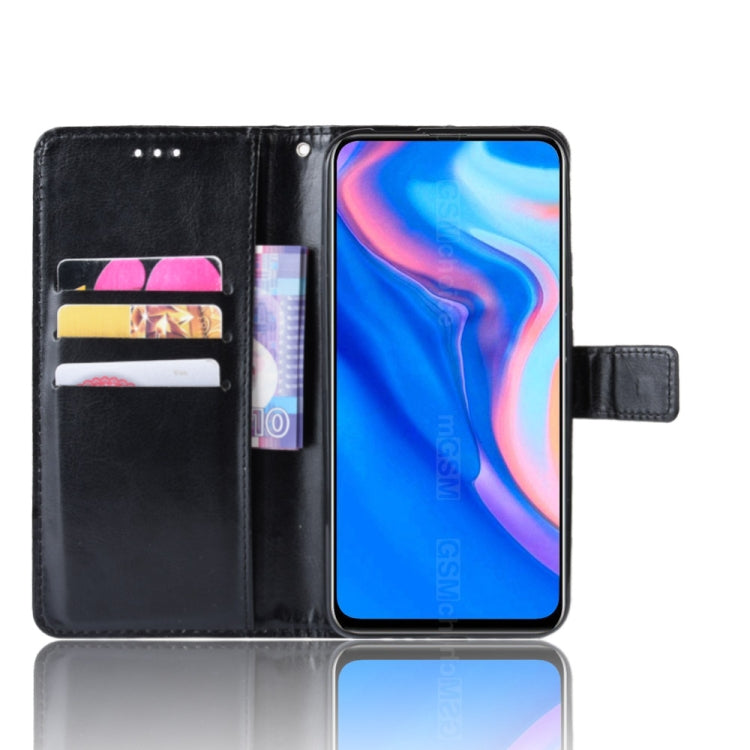 Custodia in pelle flip orizzontale retrò Crazy Horse Texture per HUAWEI Y9 PRIME 2019, con supporto e slot per schede e cornice per foto, For Huawei Y9 Prime (2019)
