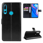 Custodia in pelle flip orizzontale retrò Crazy Horse Texture per HUAWEI Y9 PRIME 2019, con supporto e slot per schede e cornice per foto, For Huawei Y9 Prime (2019)