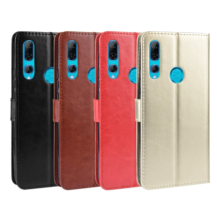Custodia in pelle flip orizzontale retrò Crazy Horse Texture per HUAWEI Y9 PRIME 2019, con supporto e slot per schede e cornice per foto, For Huawei Y9 Prime (2019)