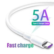 5A USB a USB-C / Type-C Telefono cellulare Tablet PC Cavo dati di ricarica super veloce universale, 1m, 1.5m, 2m