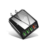Caricabatterie rapido 30W QC 3.0 USB 3 porte US Plug