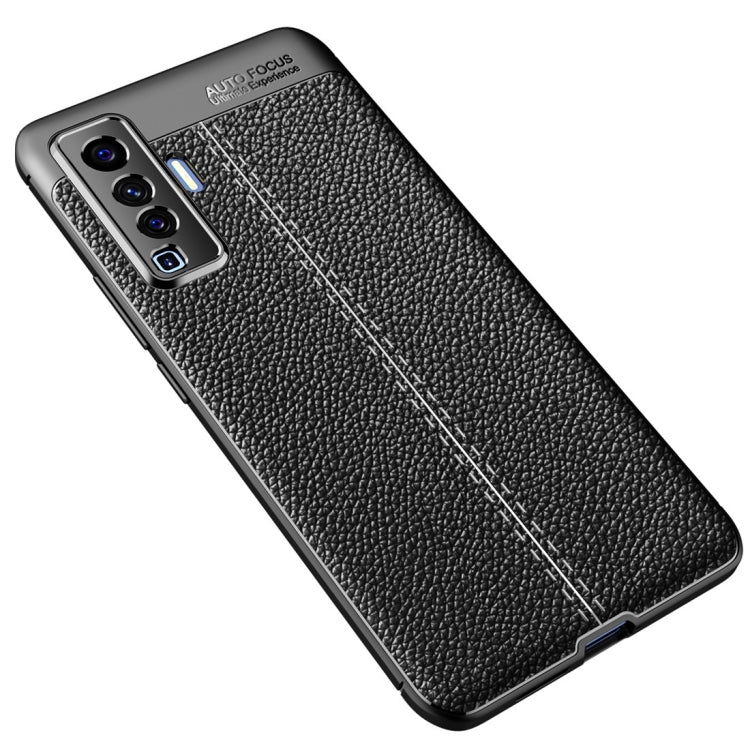 Per VIVO X50 Litchi Texture TPU Custodia antiurto, For VIVO X50