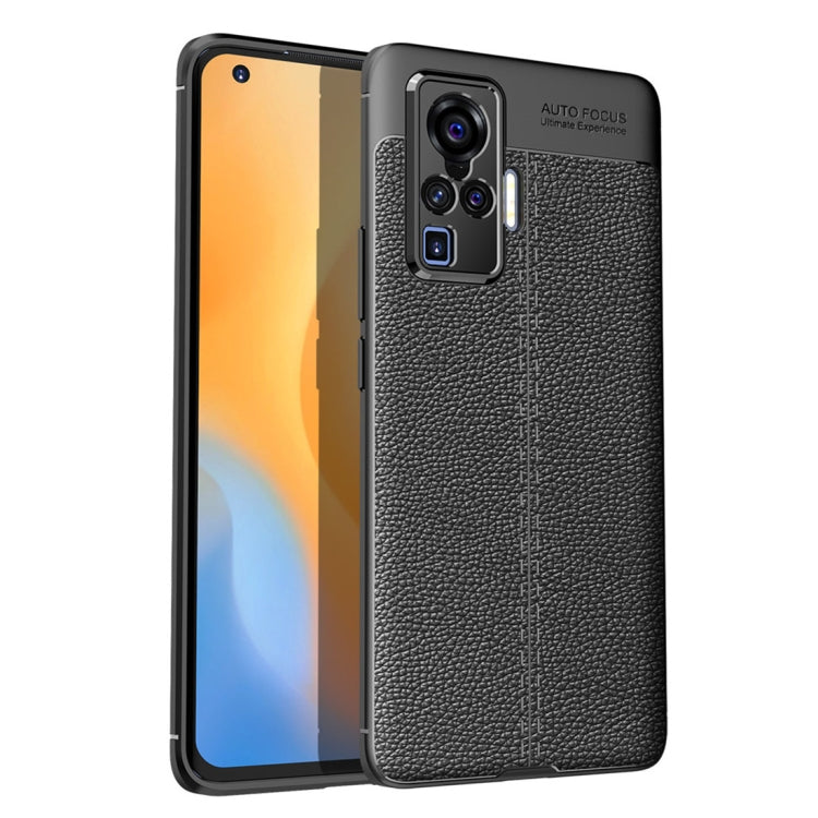 Per VIVO X50 Litchi Texture TPU Custodia antiurto, For VIVO X50