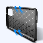Custodia TPU fibra carbonio per Samsung Galaxy Note20 Ultra