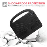 Custodia protettiva anticaduta per bambini in EVA modello passero con staffa retrattile, For Huawei MediaPad M5/M6 10.8