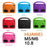Custodia protettiva anticaduta per bambini in EVA modello passero con staffa retrattile, For Huawei MediaPad M5/M6 10.8