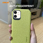 Per iPhone 11 ENKAY ENK-PC0312 2 in 1 Business Series Denim Texture PU Leather + TPU Custodia morbida sottile ＆ 0,26 mm 9H 2.5D Pellicola in vetro temperato, For iPhone 11