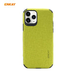 Per iPhone 11 Pro Max ENKAY ENK-PC033 Business Series Denim Texture PU Leather + TPU Custodia morbida e sottile, For iPhone 11 Pro Max