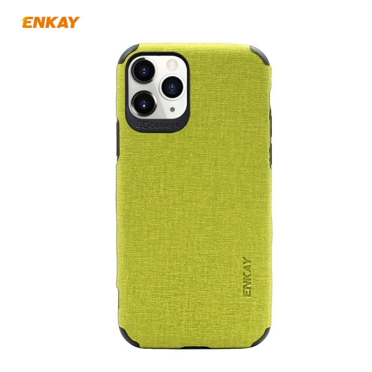 Per iPhone 11 Pro Max ENKAY ENK-PC033 Business Series Denim Texture PU Leather + TPU Custodia morbida e sottile, For iPhone 11 Pro Max