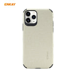 Per iPhone 11 Pro Max ENKAY ENK-PC033 Business Series Denim Texture PU Leather + TPU Custodia morbida e sottile, For iPhone 11 Pro Max