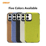 Per iPhone 11 ENKAY ENK-PC031 Business Series Denim Texture PU Leather + TPU Custodia morbida e sottile, For iPhone 11