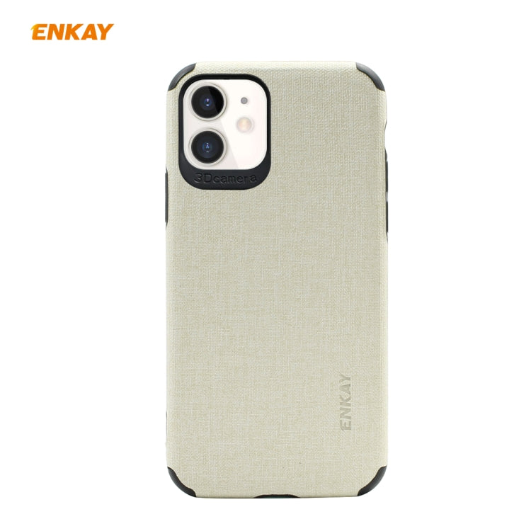 Per iPhone 11 ENKAY ENK-PC031 Business Series Denim Texture PU Leather + TPU Custodia morbida e sottile, For iPhone 11