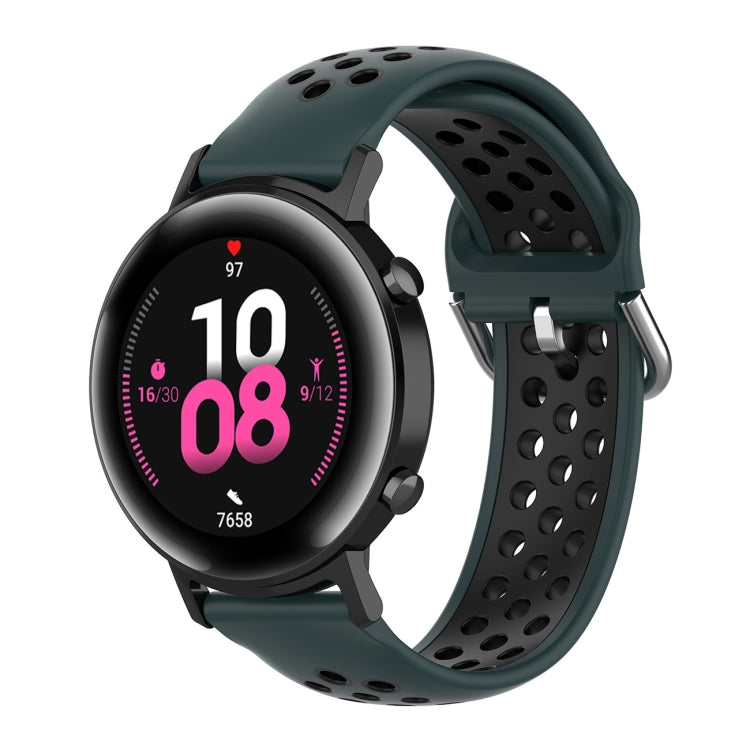 20mm Per Huami Amazfit GTS / Samsung Galaxy Watch Active 2 / Huawei Watch GT2 42MM Cinturino in silicone con fibbia interna moda