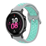 20mm Per Huami Amazfit GTS / Samsung Galaxy Watch Active 2 / Huawei Watch GT2 42MM Cinturino in silicone con fibbia interna moda