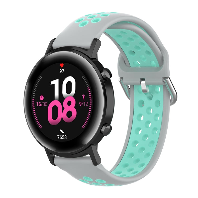 20mm Per Huami Amazfit GTS / Samsung Galaxy Watch Active 2 / Huawei Watch GT2 42MM Cinturino in silicone con fibbia interna moda