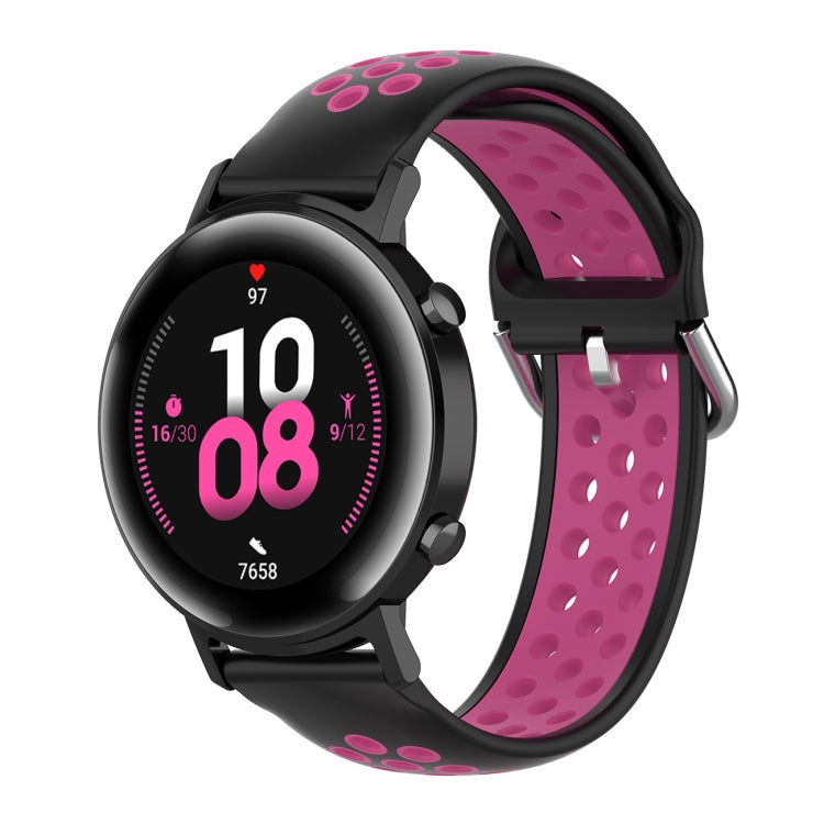 20mm Per Huami Amazfit GTS / Samsung Galaxy Watch Active 2 / Huawei Watch GT2 42MM Cinturino in silicone con fibbia interna moda