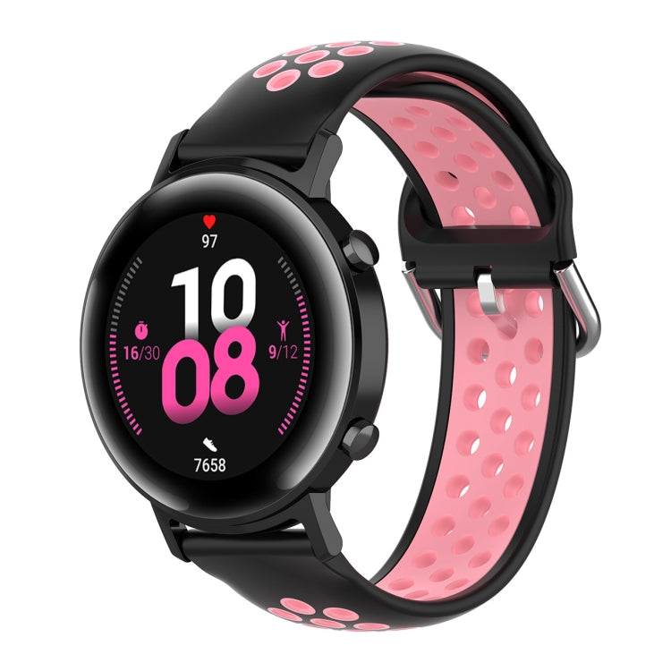 20mm Per Huami Amazfit GTS / Samsung Galaxy Watch Active 2 / Huawei Watch GT2 42MM Cinturino in silicone con fibbia interna moda