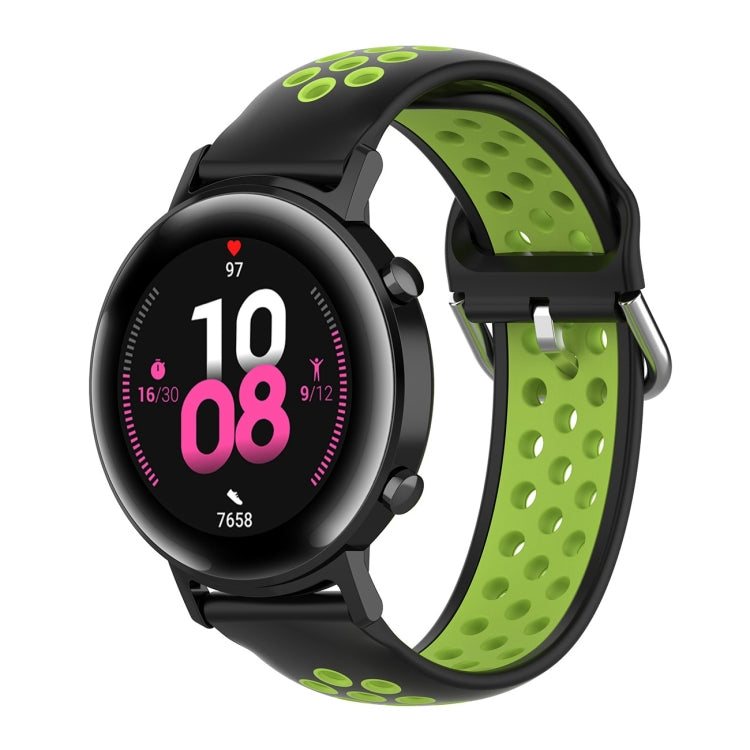 20mm Per Huami Amazfit GTS / Samsung Galaxy Watch Active 2 / Huawei Watch GT2 42MM Cinturino in silicone con fibbia interna moda