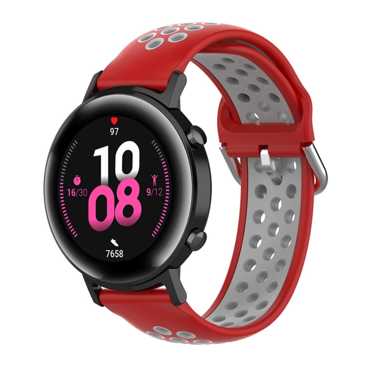 20mm Per Huami Amazfit GTS / Samsung Galaxy Watch Active 2 / Huawei Watch GT2 42MM Cinturino in silicone con fibbia interna moda