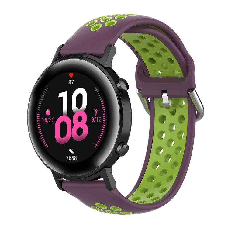 20mm Per Huami Amazfit GTS / Samsung Galaxy Watch Active 2 / Huawei Watch GT2 42MM Cinturino in silicone con fibbia interna moda
