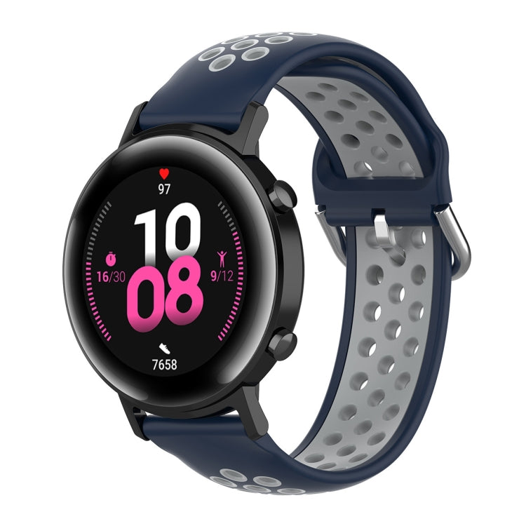 20mm Per Huami Amazfit GTS / Samsung Galaxy Watch Active 2 / Huawei Watch GT2 42MM Cinturino in silicone con fibbia interna moda