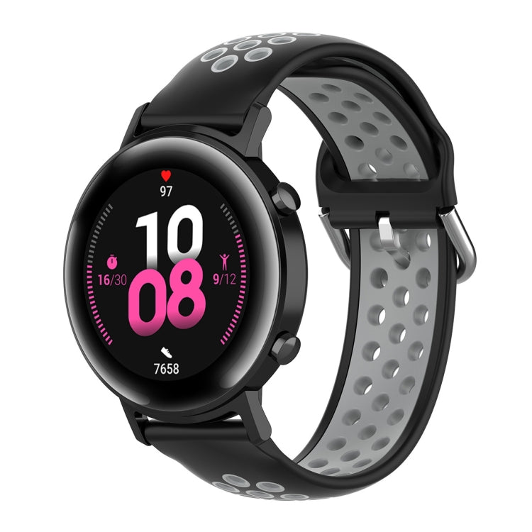 20mm Per Huami Amazfit GTS / Samsung Galaxy Watch Active 2 / Huawei Watch GT2 42MM Cinturino in silicone con fibbia interna moda